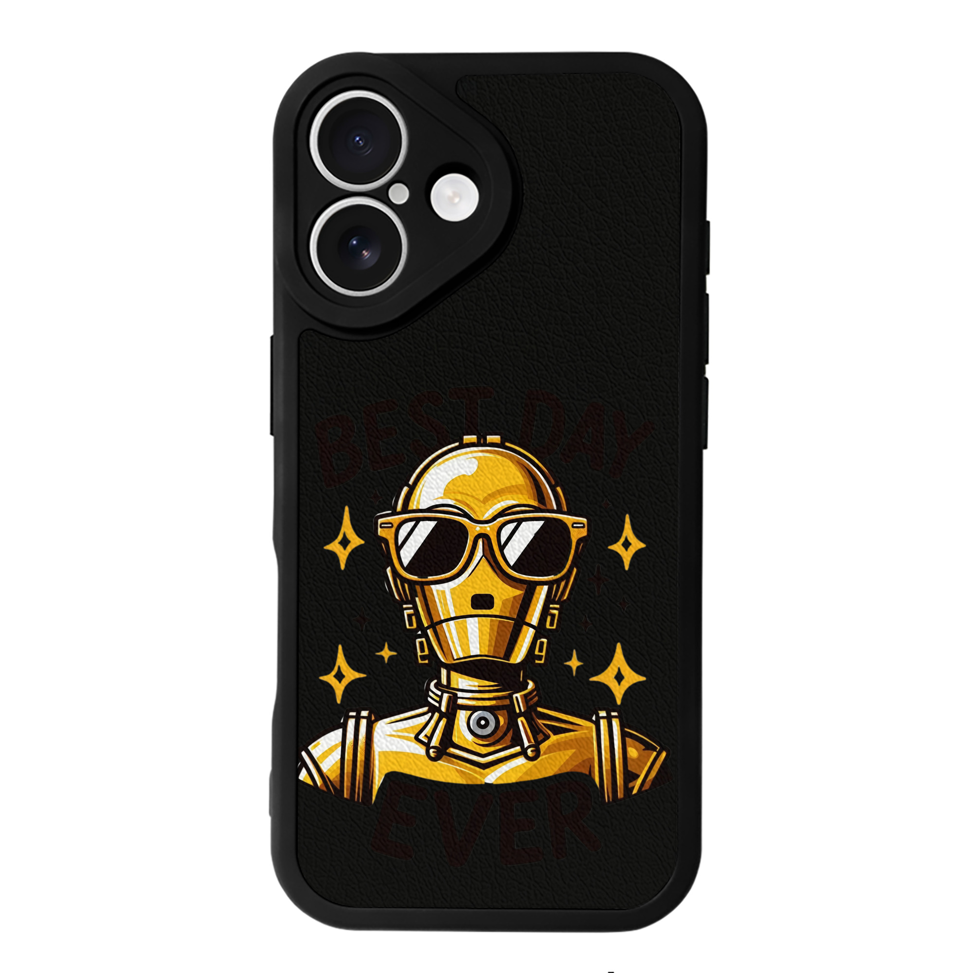 （画像用） スター・ウォーズ Star Wars 【iPhone 16シリーズ対応】シリコンスマホケース（レザー調） 材質：シリコン